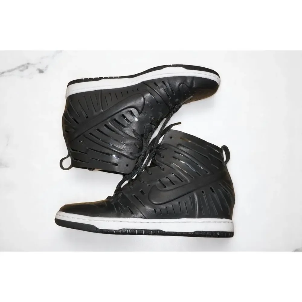 Nike Dunk Sky Hi 2.0 Joli Black Shoes Sandal Wedge Women’s Size 8.5 Nike Swoosh